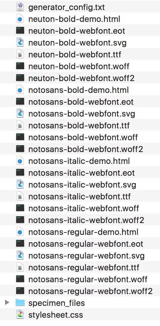 serving google fonts from your own server correctly scott granneman