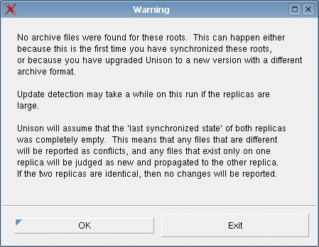 Unison sync two folders together Unison sync two folders together